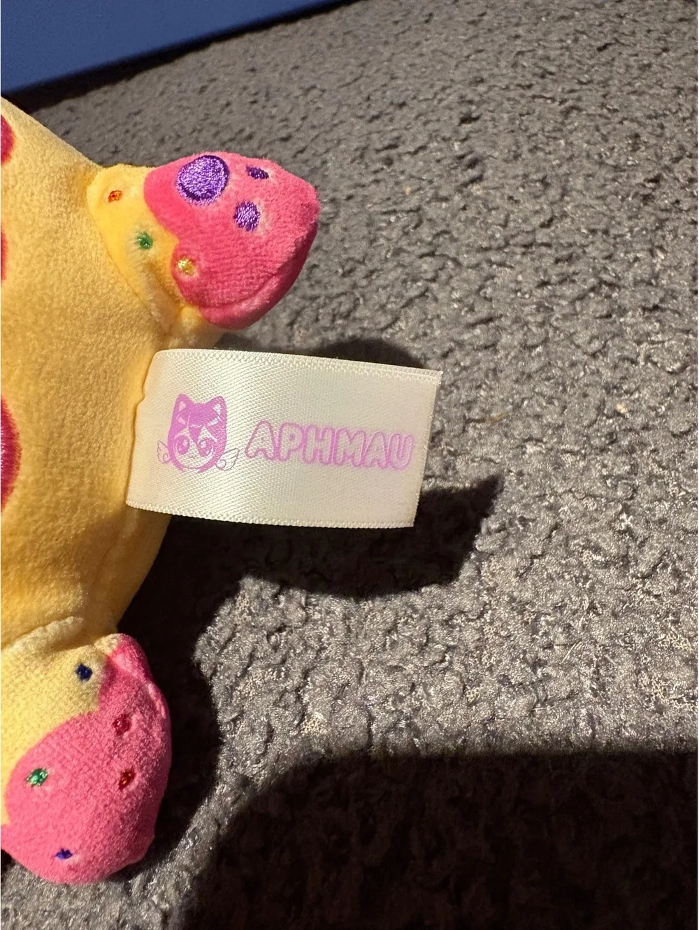 Aphmau Pink and Yellow Plush Cat Toy